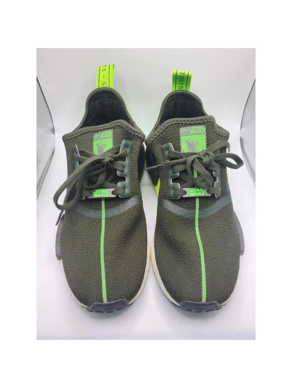 Adidas Special Edition Star Wars Yoda Running Shoes Sneakers Green Size 5